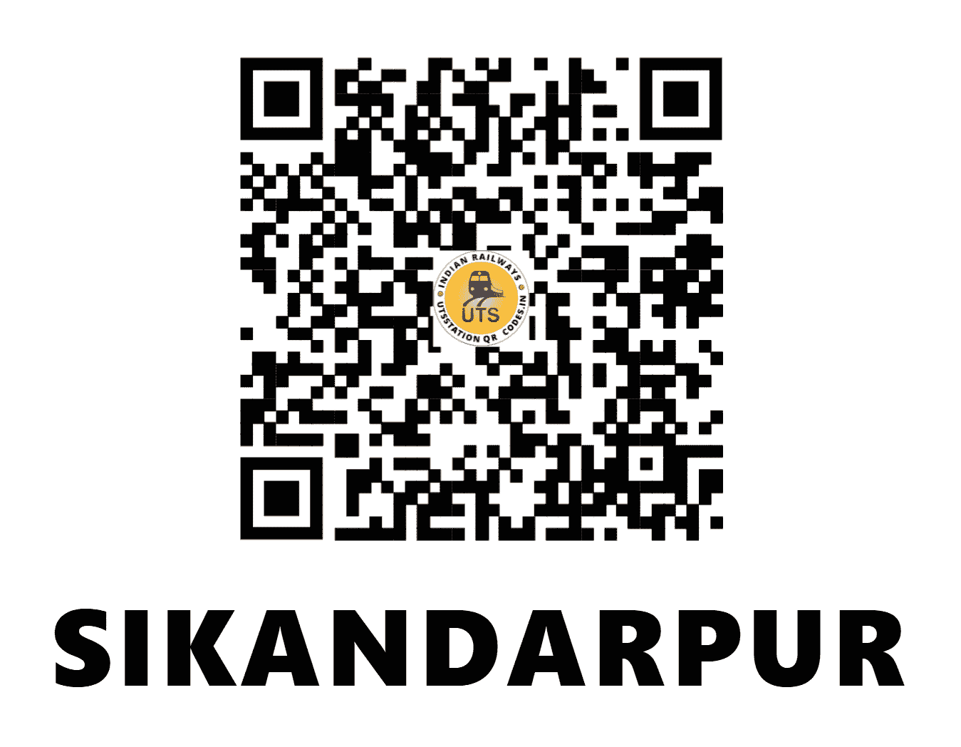 UTS QR Code for SIKANDARPUR - SKQ - NC (UTTAR PRADESH)